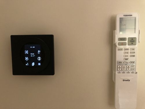 Ventilation and air-con controller