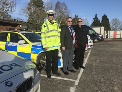 RPU officer, myself and advanced driving instructor